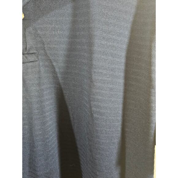 St Johns Bay Performance Polo Shirt Mens Large Navy Blue Short Sleeve Quick Dry - Picture 2 of 7